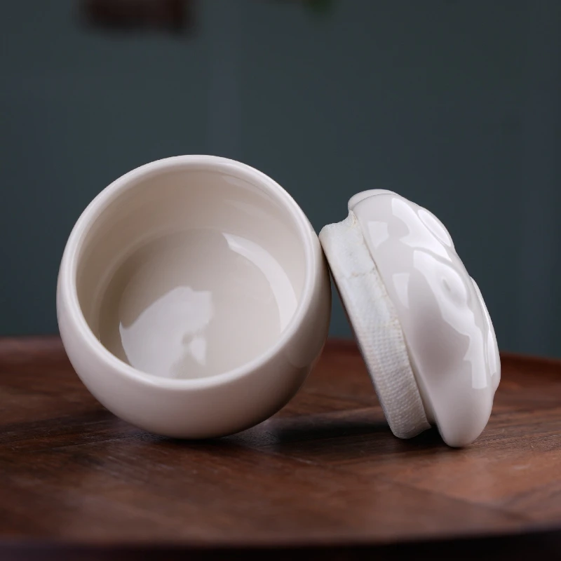 Urnas Retro de cerámica gruesa con forma de pata de gato para cenizas de mascotas, memoriales funerarios, urna de ceniza para mascotas muertas, recuerdo de cremación sellado de cerámica, urnas para gatos - imagen 3