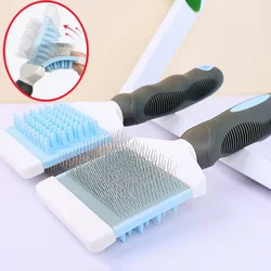 Cepillo doble cara para perros y gatos – removedor de pelo y masaje