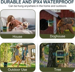 Dispositivo anti ladridos ultrasonido con pantalla a color para perros