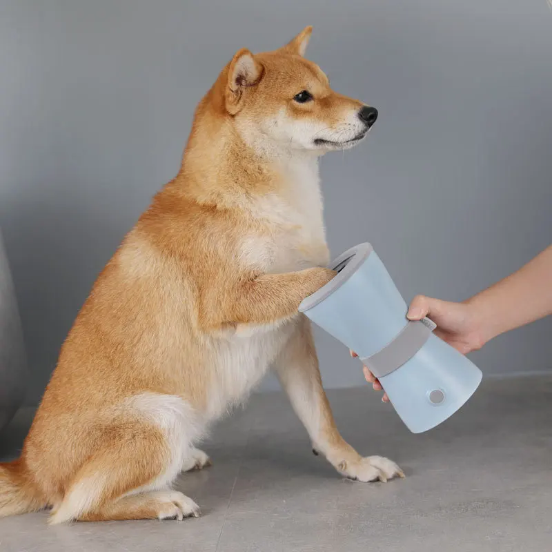 Lavadora de pies para mascotas recargable por USB, taza eléctrica para lavar patas de perro, taza automática para lavar pies de perro, suministros para mascotas - imagen 3