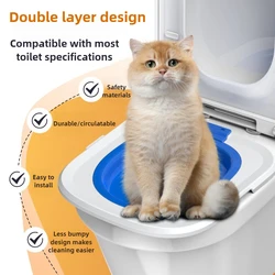 Entrenador de baño para gato – Sistema fácil y efectivo