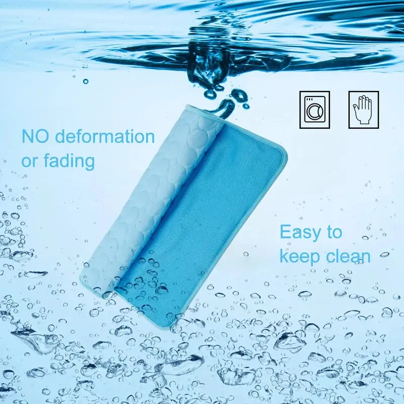 Estera refrescante para perros, cama fría de verano para mascotas, manta duradera Extra grande para perros y gatos, sofá, almohadilla de hielo para gatos, manta, accesorios para perros