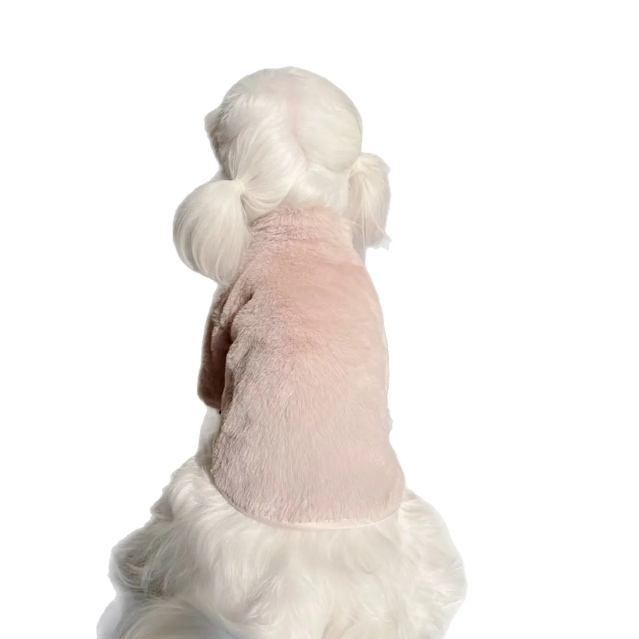 Abrigo grueso y cálido para perro, chaqueta de lana suave para mascotas para perros pequeños y medianos, traje maltés bonito a la moda para clima frío, Otoño e Invierno - imagen 5
