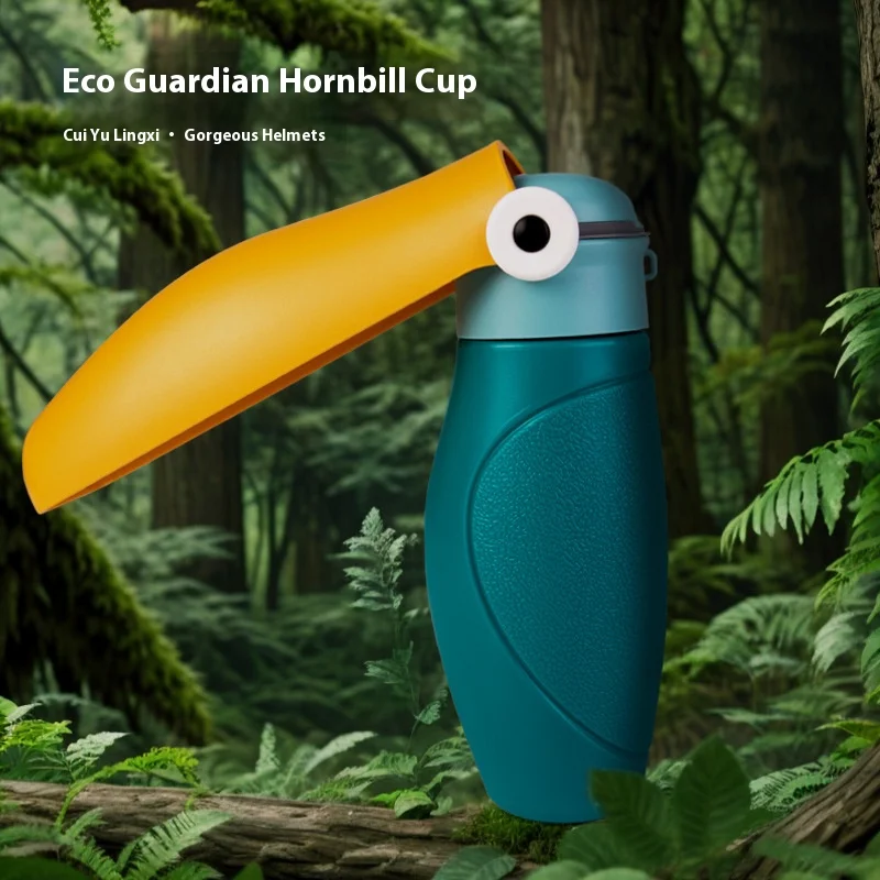 Botella de agua plegable portátil para mascotas, dispensador de agua ecológico a prueba de fugas para perros y gatos, para viajes y senderismo - imagen 2