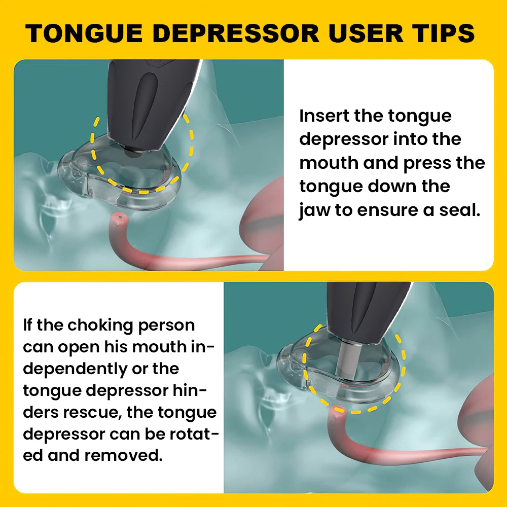 Dispositivo de asfixia de primeros auxilios CPR automático, equipo de emergencia para asfixia en el hogar al aire libre, dispositivo antisufocación de rescate por el aliento para adultos y niños - imagen 4