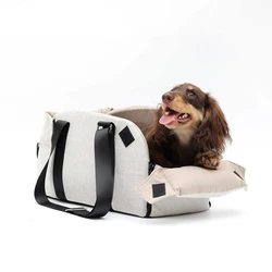 Transportín multifunción para perros – asiento de coche portátil