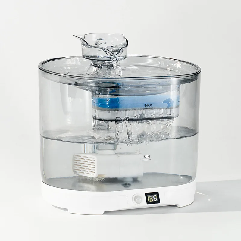 Bebedero automático con sensor para perros y gatos - agua circulante - imagen 5