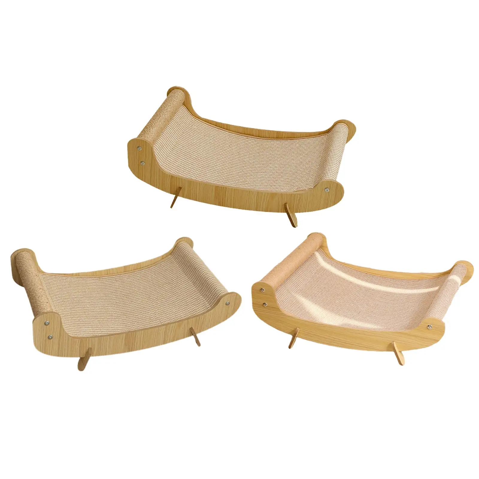 Cat Scratcher Pad Scratching Lounge Bed Pet Lounger Training Toy for Cats to Grind Paws