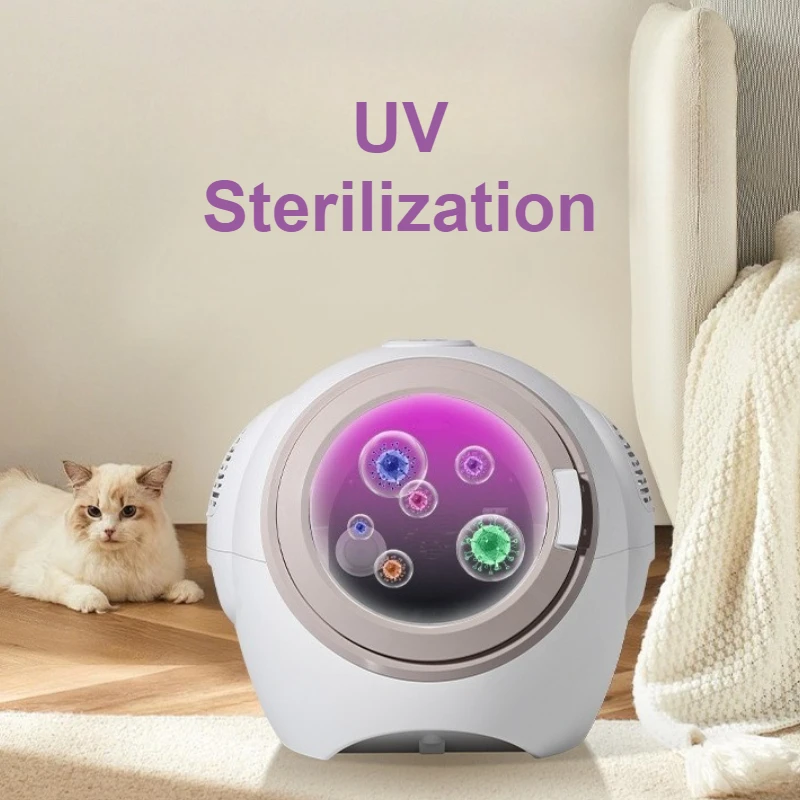 Secador de pelo para mascotas, caja secadora de pelo para cachorros y gatos, accesorios automáticos para perros pequeños, habitación seca, suministros de aseo para baño de perros y gatos - imagen 4