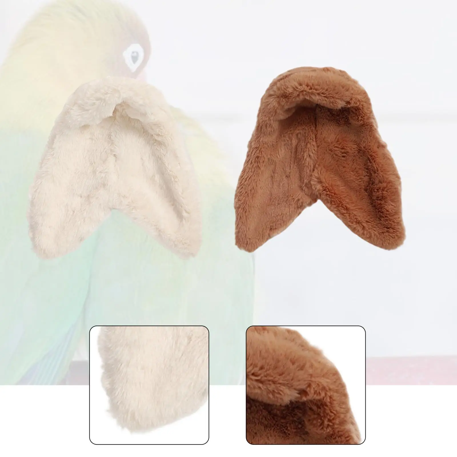 Plush Parrot Blanket Cozy Fleece Cuddle Bed Bird Cage Nest Hanging Accessory for Small Birds