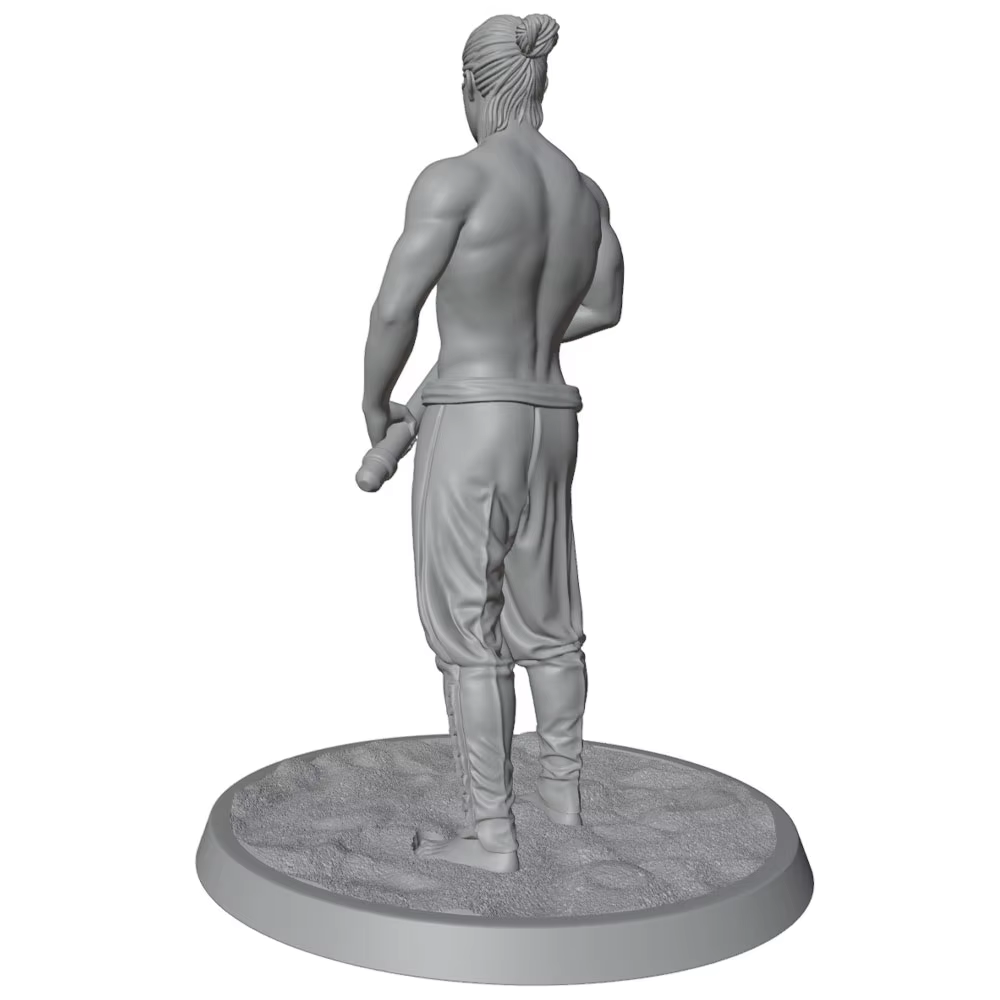 Figura de resina sin pintar marinero pirata para gatos y perros - imagen 3