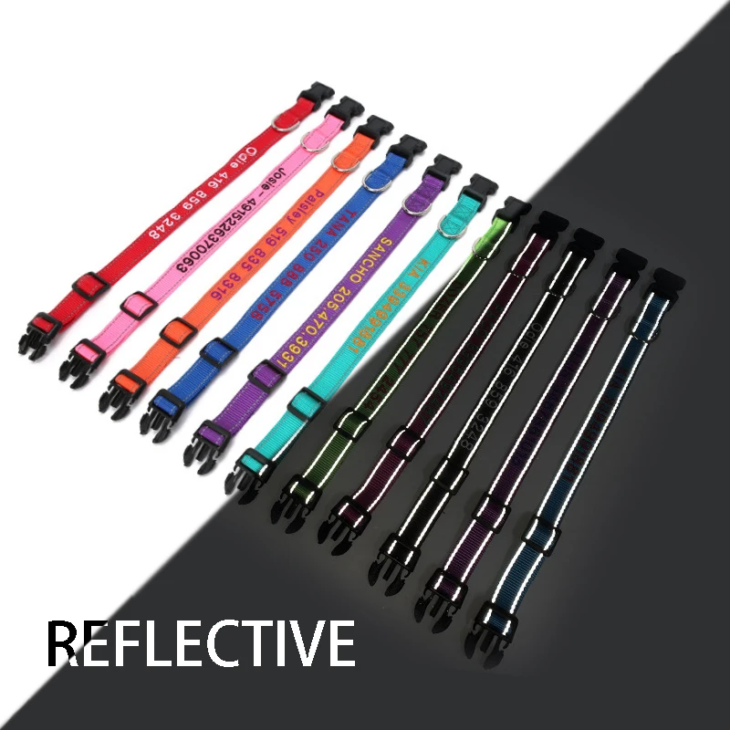 Collar de gato personalizado bordado - funcionalidad