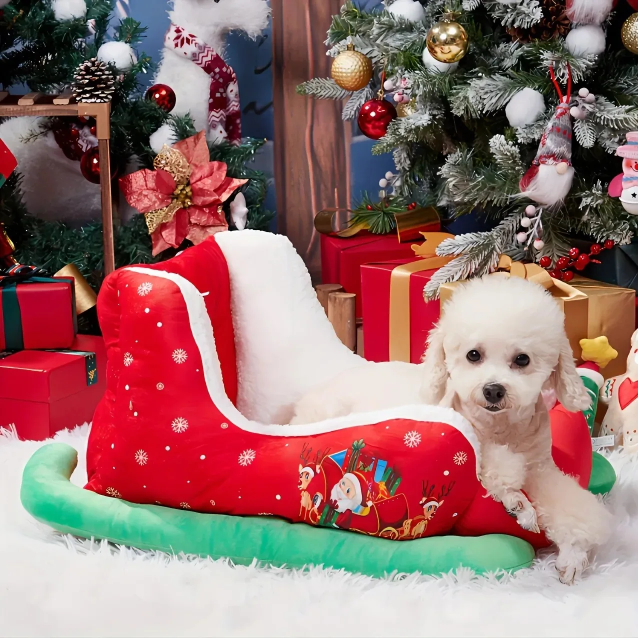 Cama nido cueva cálida para gatos y perros – Cómoda y acogedora - imagen 4