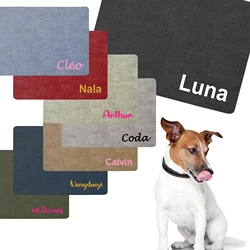 Estera antideslizante de comida personalizada para perros y gatos
