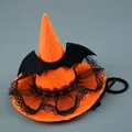 Pumpkin lace bat hat