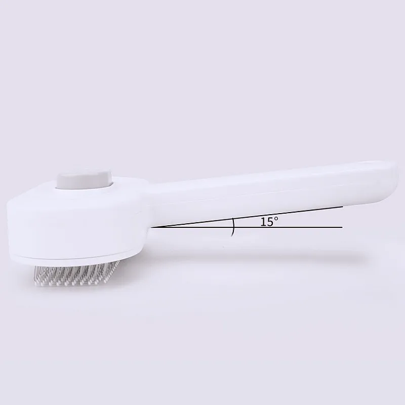 Cepillo para perros, removedor automático de pelo para mascotas, cepillo autolimpiante para gatos, cepillos de aseo para perros con un botón, peine de masaje para gatos, accesorios para mascotas - imagen 4