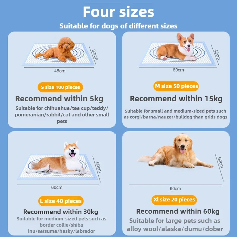 Almohadillas desechables para orinar para perros Bullseye, guías para almohadillas de orina, tapete para orina para ir al baño, absorbente de agua, adhesivo y grueso - imagen 5