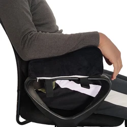 Almohadillas reposabrazos para silla de oficina – 2 unidades blandas ajustables
