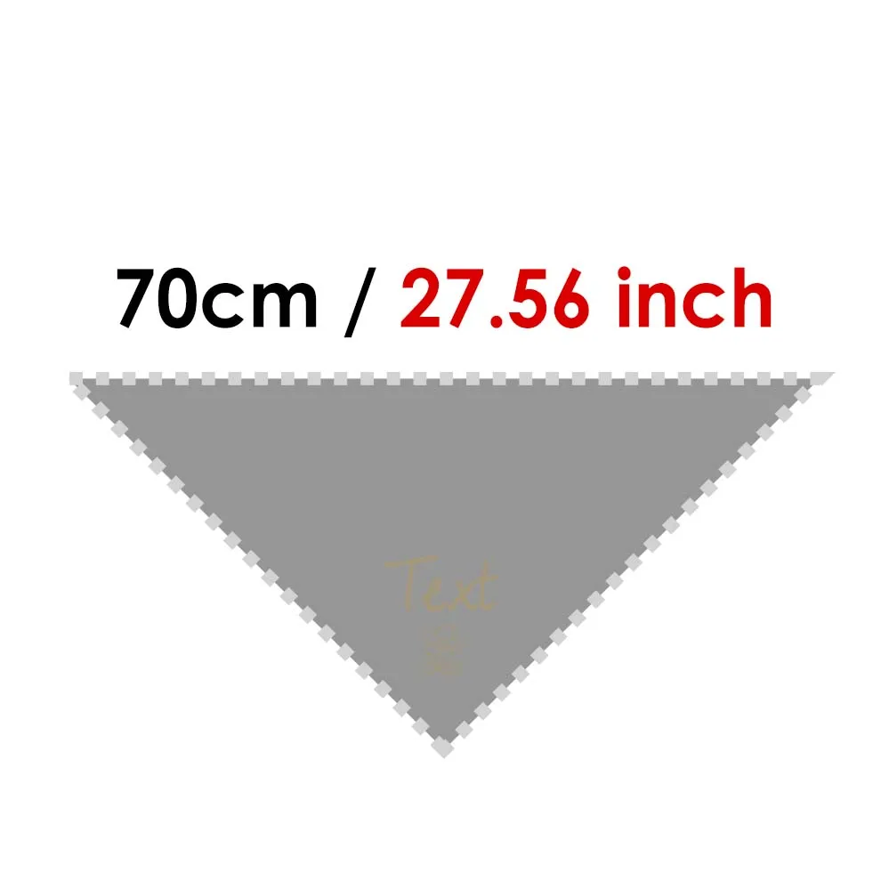 Lindo patrón de flores Bandana personalizada para perro Collar Triangular para mascotas bufanda personalizada babero para accesorios para cachorros y gatos - imagen 2