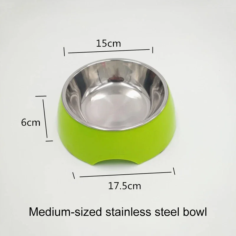 Cuenco para perros y gatos, dispensador alimentador de agua y comida de acero inoxidable, varios colores, materiales de alta calidad, productos para mascotas, gran oferta 2020 - imagen 4