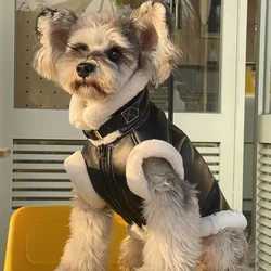 Abrigo de invierno para perros: suave y cálido; Chihuahua y Bulldog