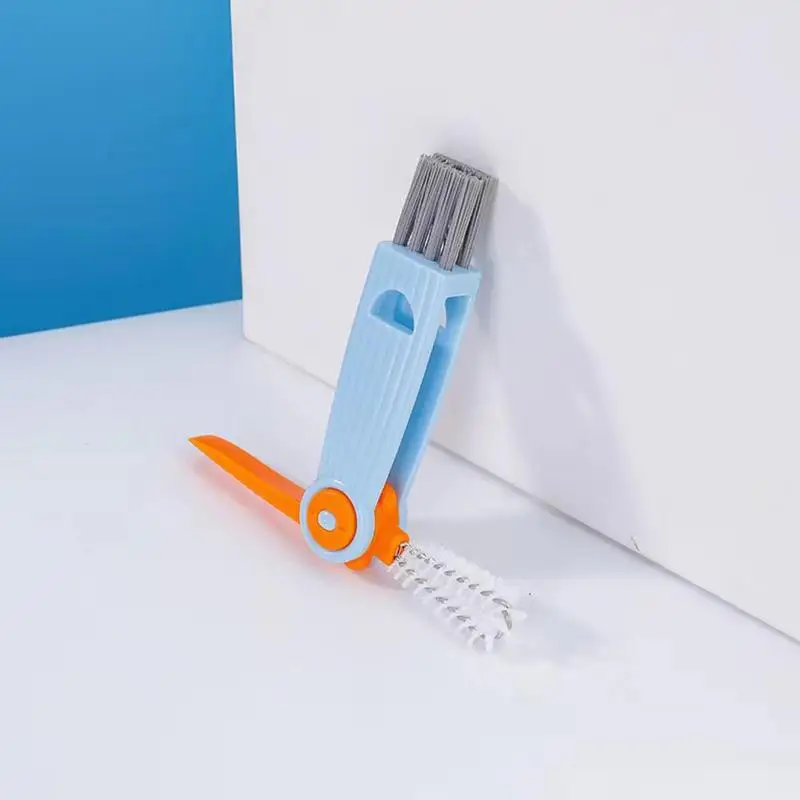 Cepillo de limpieza de tazas 3 en 1, depurador de boca de taza multifuncional, cepillo de limpieza de cocina giratorio, Gadgets, cepillos de limpieza de tapas de tazas - imagen 5