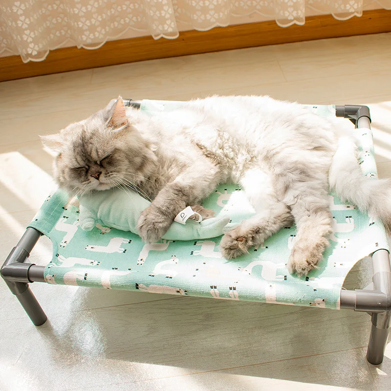 Cama elevada verano para gatos y perros mini – transpirable y lavable - imagen 4