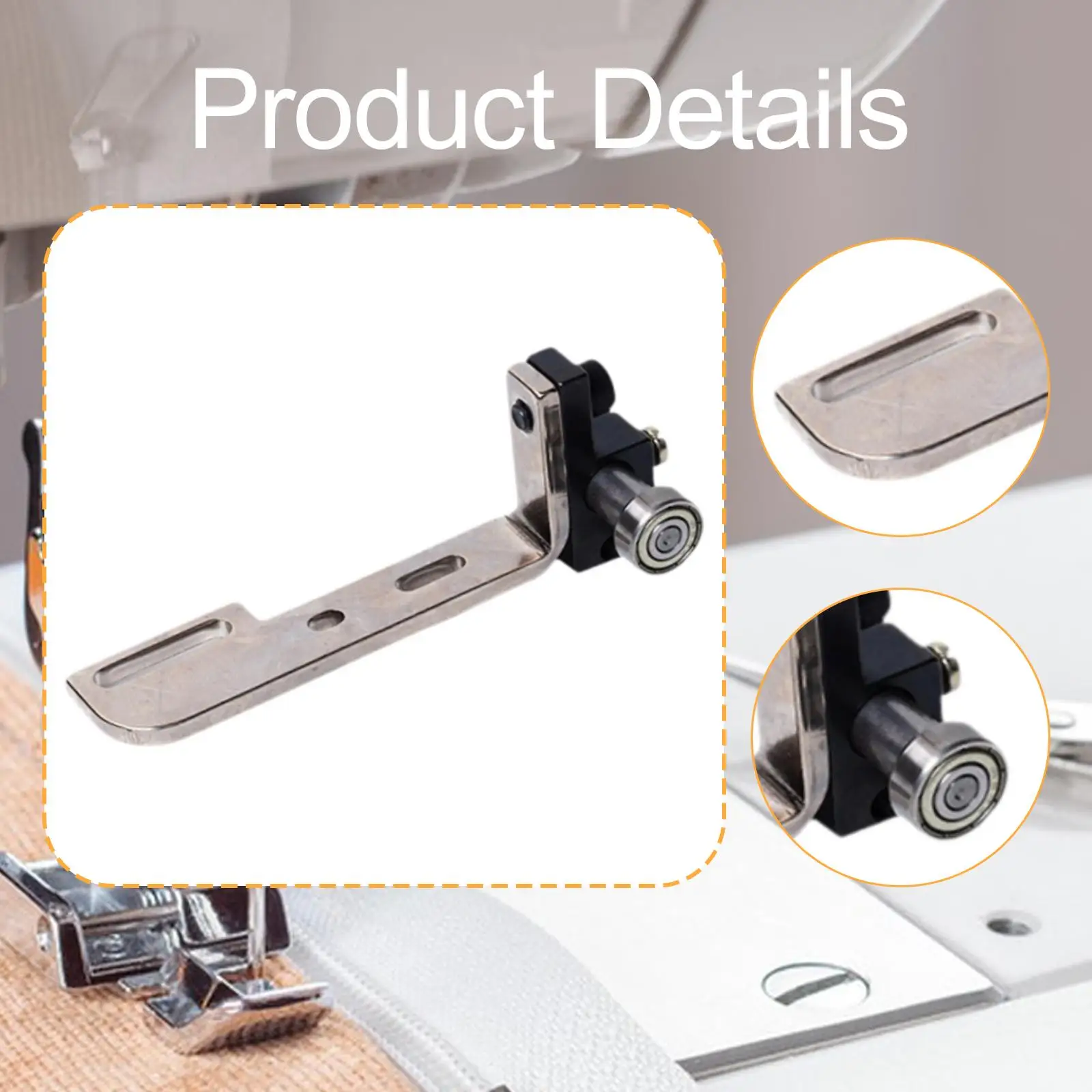 Presser Foot Positioning Steel Easy to Use Portable Attachment Multipurpose Sewing Machine Accessories Overlock Presser Foot Presser Foot Positioning Steel Easy to Use Portable Attachment Multipurpose Sewing Machine Accessories Overlock Presser Foot