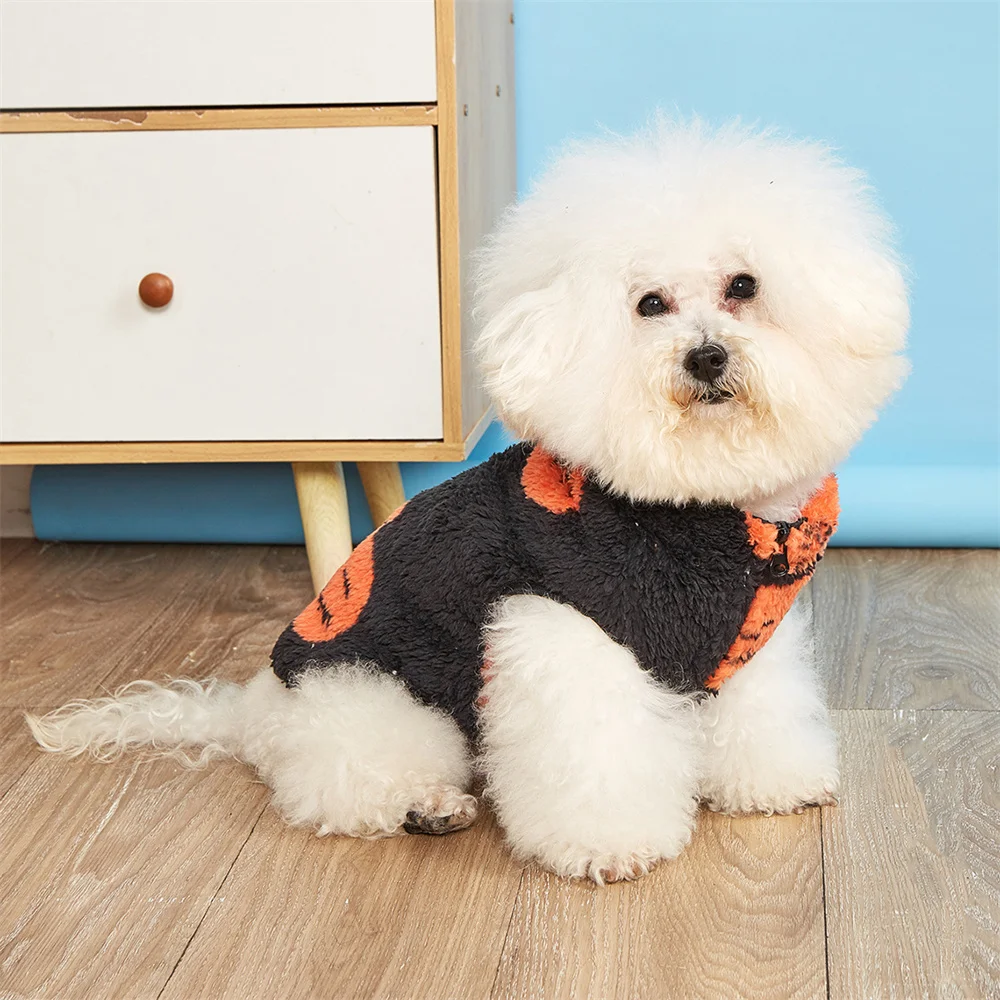 Chaqueta cálida de invierno para gatos Sphynx, chaleco para gatos, Gotas, ropa con estampado de lana para mascotas, suéter, chaleco persa para perros y gatitos, disfraz para mascotas - imagen 3