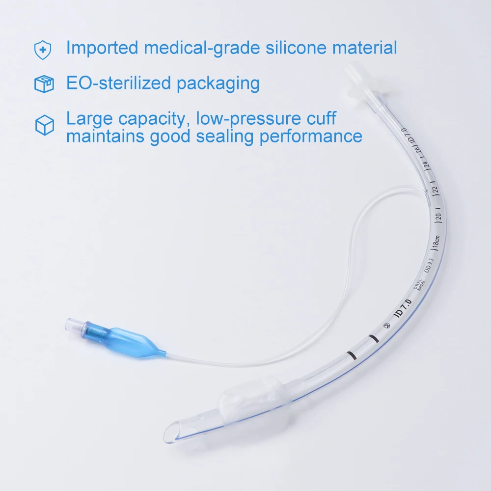 Tubo endotraqueal de PVC estéril desechable para mascotas con puños, puño de alta volumen y baja presión, equipo veterinario de línea Visible de rayos X - imagen 3