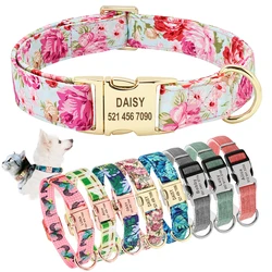 Collar con placa grabable para perro – Identificador personalizado