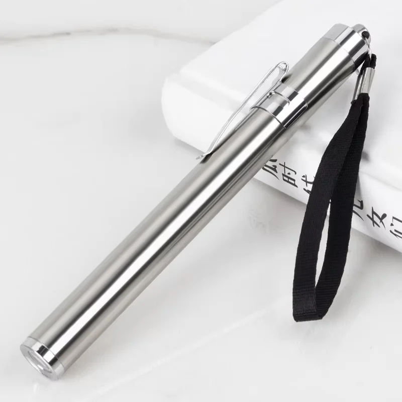 Luz blanca de acero inoxidable, luz de observación de incubación de mascotas, fuente de luz de viaje nocturno, fácil de llevar, batería reemplazable - imagen 2