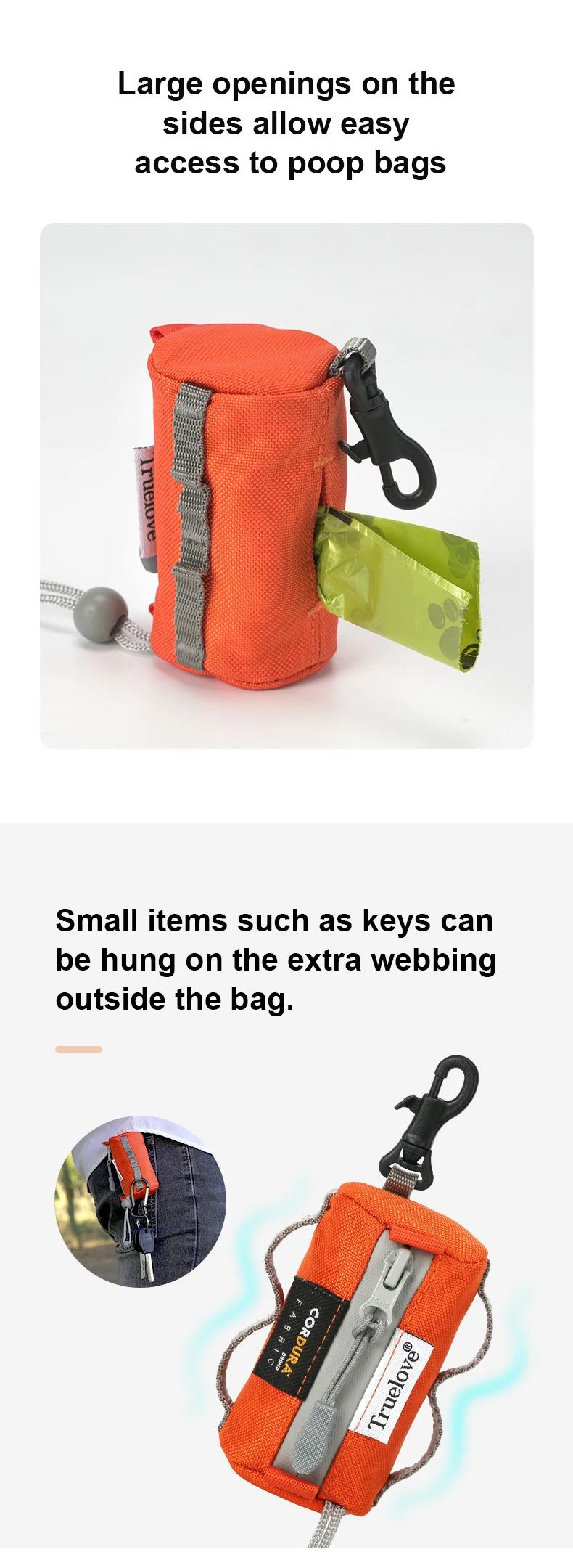 Truelove Dispensador - Uso en diferentes tipos de paseos