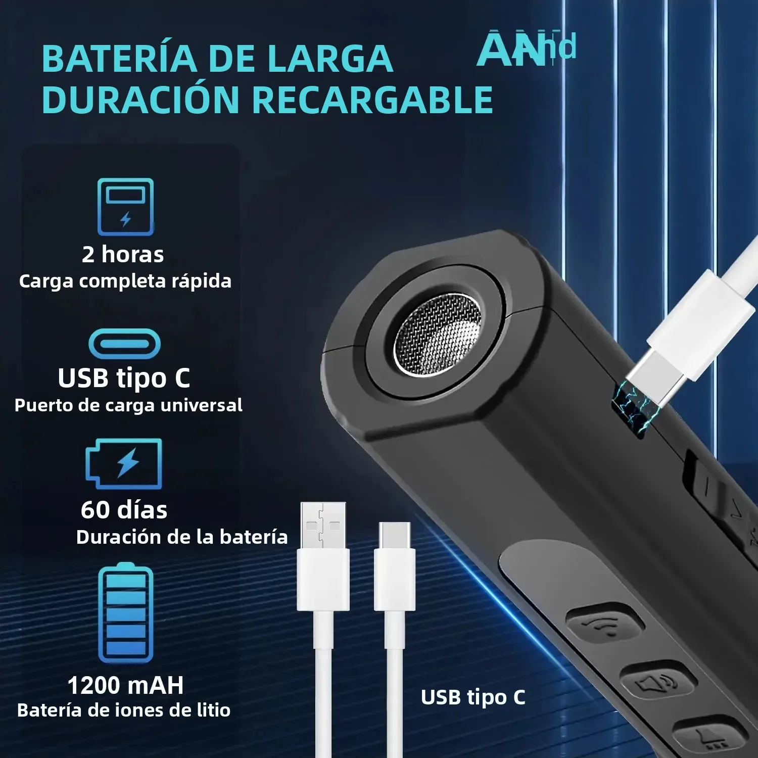 Dispositivo ultrasónico disuasorio de corteza de perro, dispositivos antiladridos para entrenamiento y comportamiento de perros, ayuda para dejar de ladrar y corregir el comportamiento defectuoso - imagen 2