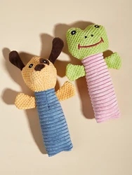 Juguete chirriante para perros activos – Peluche resistente