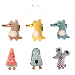 Juguete antimordeduras peluche sandía y aguacate para gatos y perros