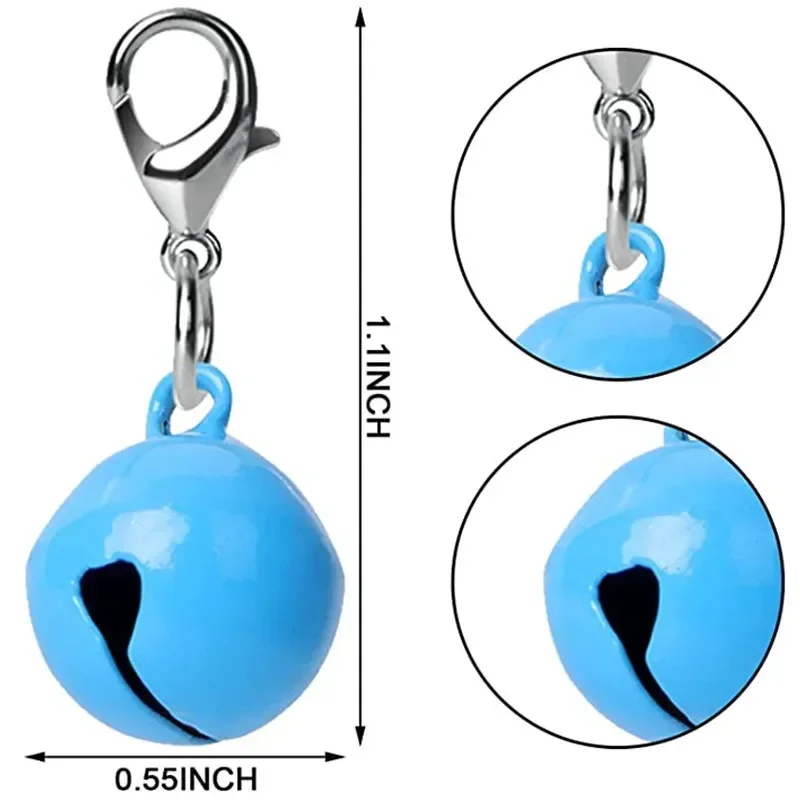 Collar de campana con campanas para perros y gatos, colgante de cascabel con abalorio fuerte para entrenamiento pequeño, decoración para cachorros - imagen 3