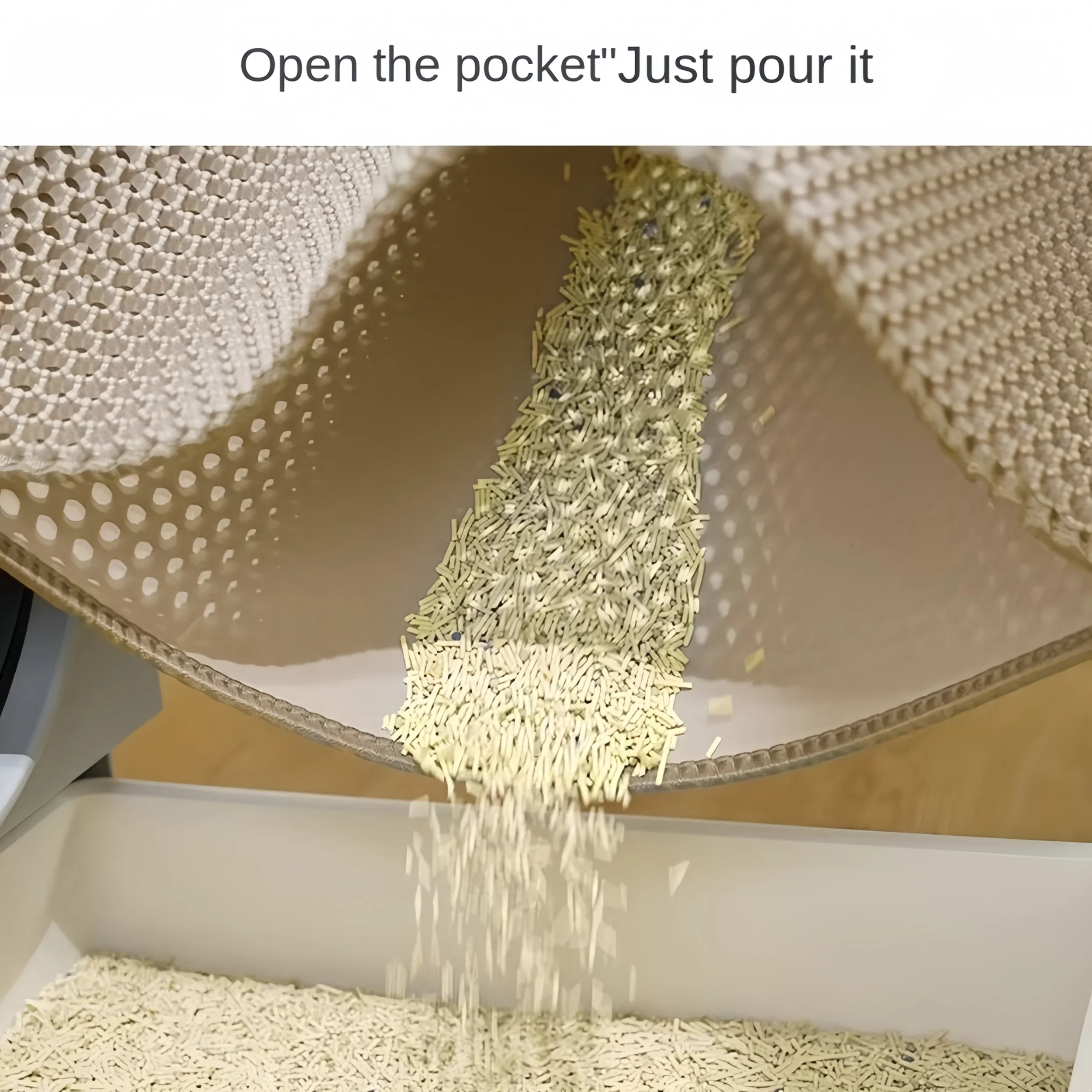 Estera para mascotas impermeable de doble capa, alfombrilla para inodoro, alfombrilla para gatos, antideslizante, lavable con arena, suministros Mlean - imagen 3