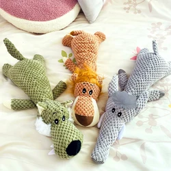 Juguete peluche sonoro resistente a mordeduras para perros pequeños y medianos