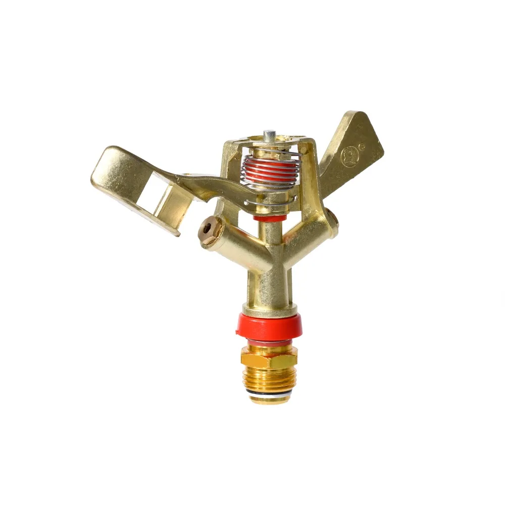 1 cabezal de aspersor oscilante de aleación de 0,79 "x 0,98" 360 °   Boquilla giratoria para riego de césped y jardín para riego agrícola - imagen 3