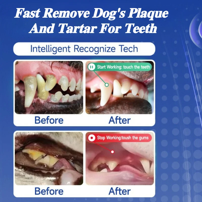 Limpiador dental ultrasónico eléctrico para perros – Elimina sarro - imagen 4