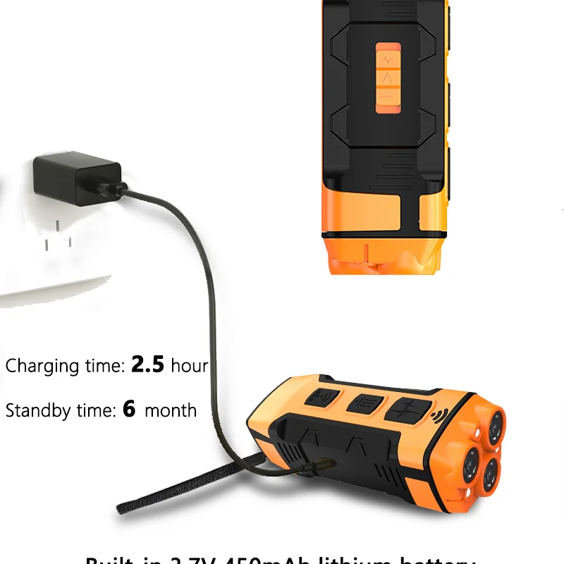 Repelente de perros ultrasónico 3 en 1, Mini entrenador de perros antiladridos, dispositivo de entrenamiento de ladridos de perros recargable, repelente de perros con luz LED - imagen 4