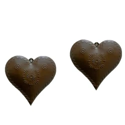 Decoración de pared corazón de hierro forjado para mascotas