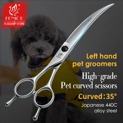 Tijeras curvadas para perros zurdos - 7 pulgadas