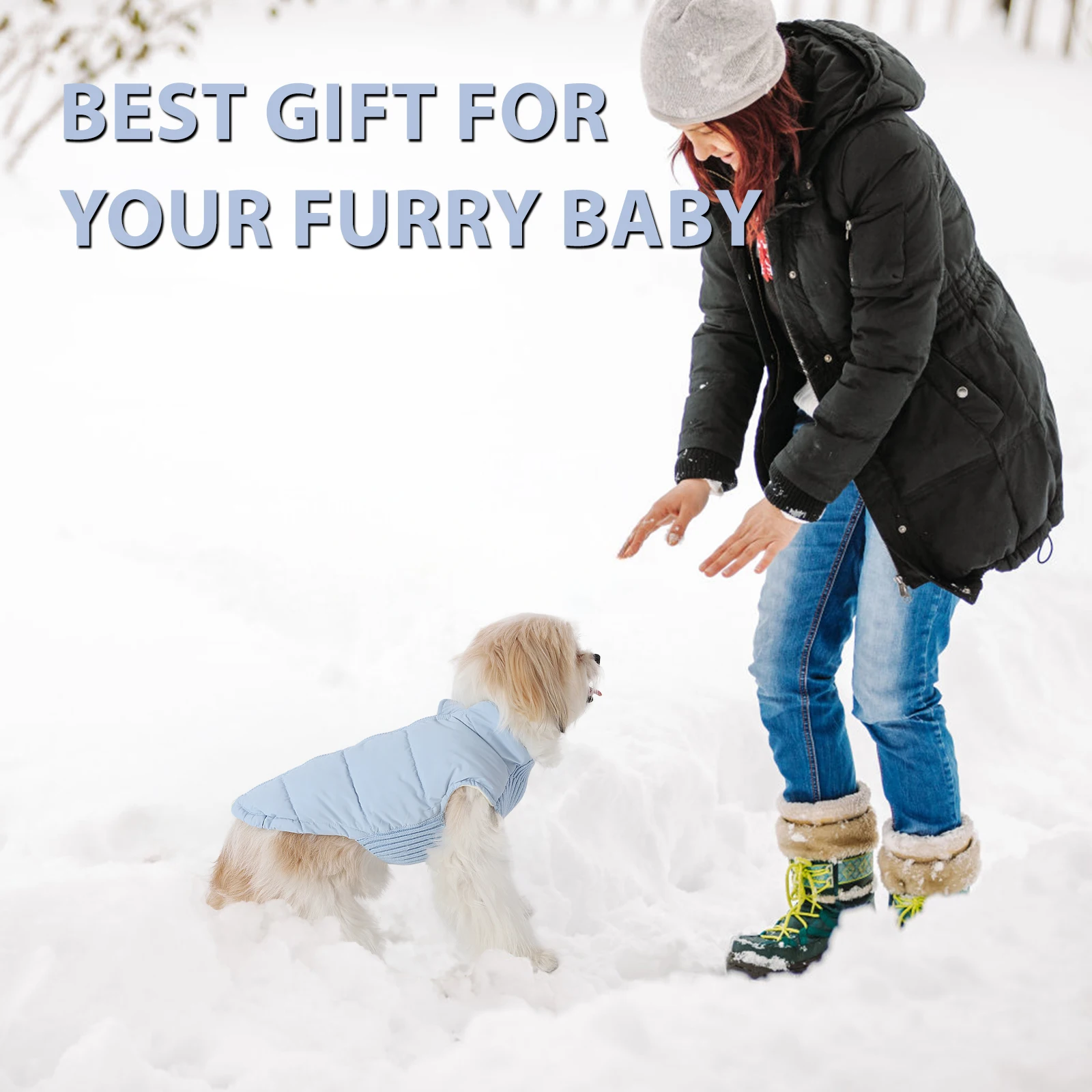 Ropa de invierno para mascotas, chaqueta cálida para Perros Bulldog Francés, abrigo impermeable para cachorros, ropa acolchada Yorkie, chaleco para perros pequeños - imagen 5