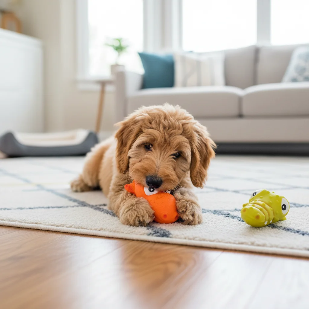 Juguete interactivo para perros chirriantes, juguete duradero para masticar, rechinar los dientes, suministros para mascotas para cachorros, perros pequeños y medianos, recién llegado - imagen 2