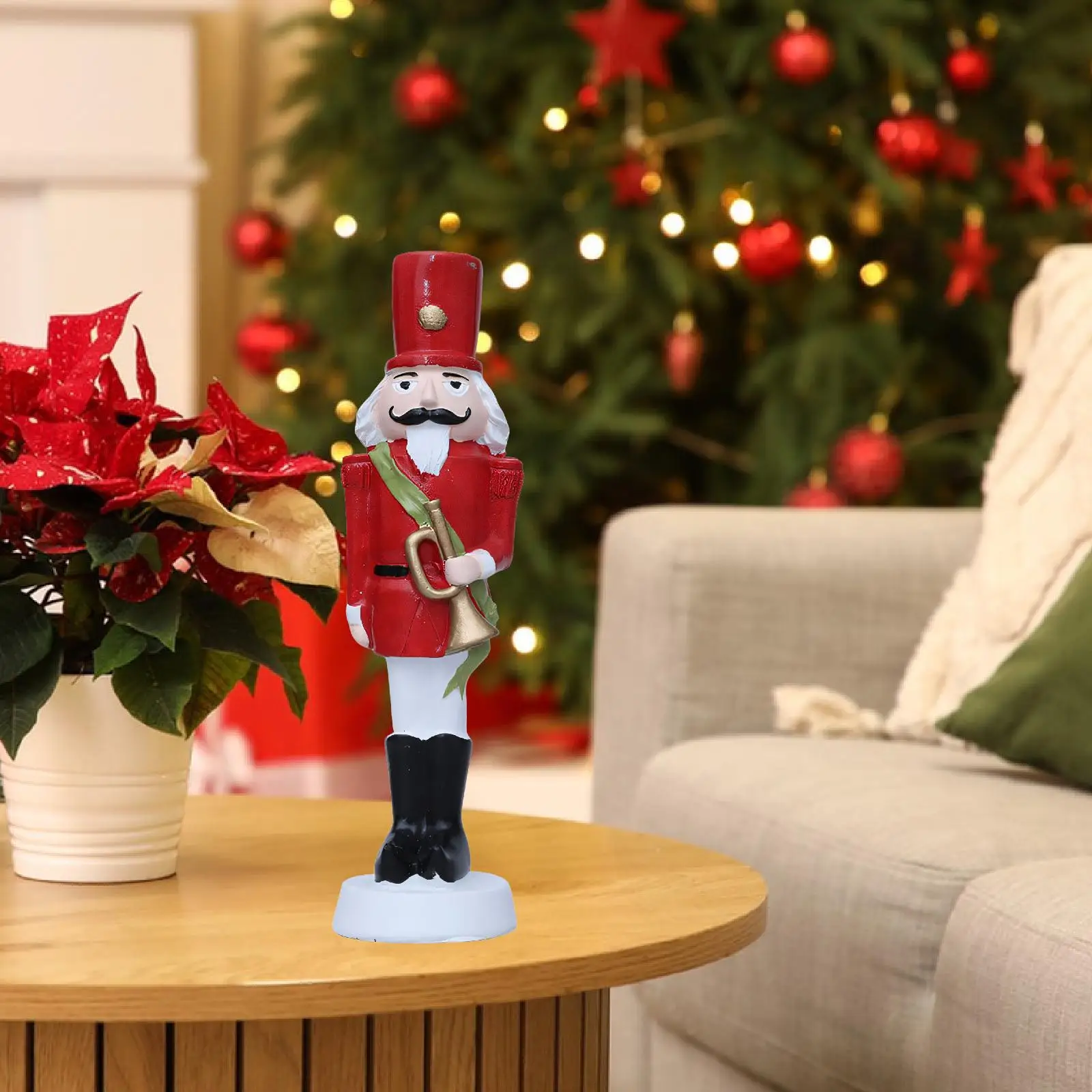 Christmas Nutcracker Figurine Christmas Decorations Versatile Resin Crafts Xmas Ornament Statue for Xmas Fireplace Shelf Desktop Christmas Nutcracker Figurine Christmas Decorations Versatile Resin Crafts Xmas Ornament Statue for Xmas Fireplace Shelf Desktop