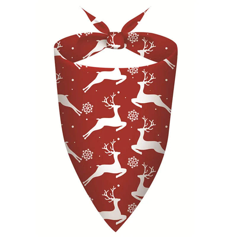 Dog Scarf Bandana Collar Bibs Cat Neck Decor Christmas Halloween Pet Supplies Puppy Cat Dog Accessories for Small Dogs - imagen 2