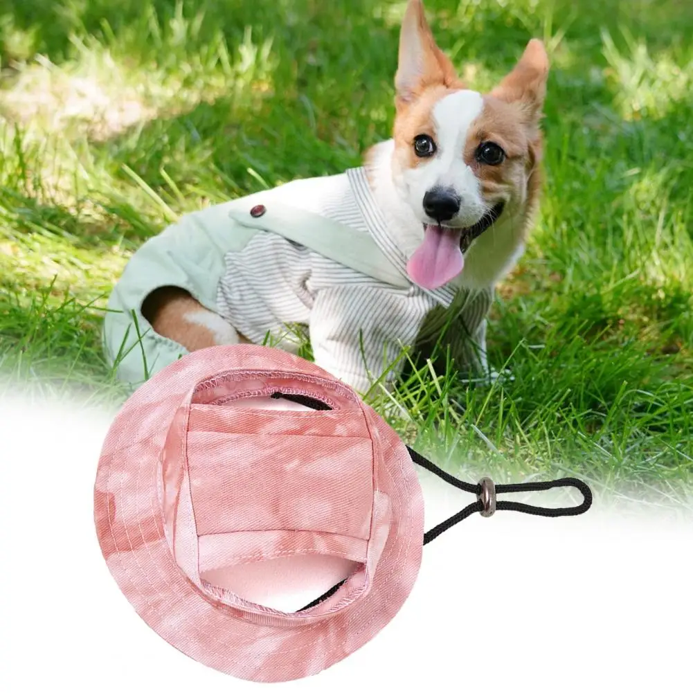 Sombrero de lavabo ajustable para perro, sombrero de cubo para perro, sombrero de sombra para senderismo al aire libre, Verano - imagen 3
