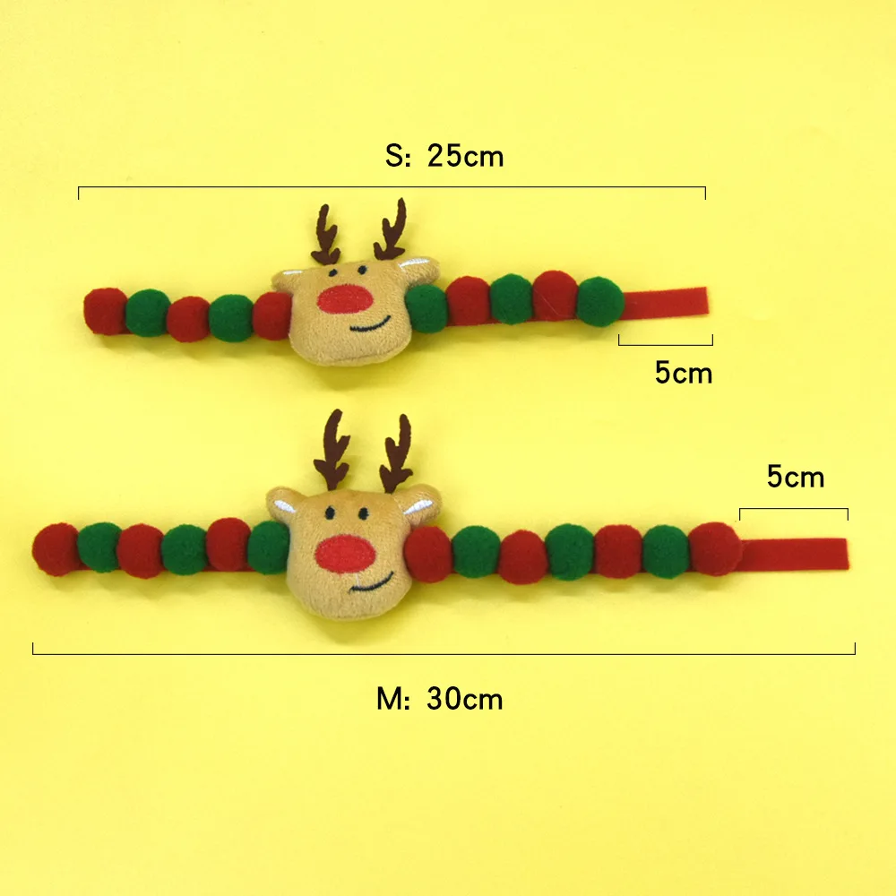 Gorro con astas de Navidad para otoño/invierno para mascotas, bonito gorro de Navidad ajustable para mascotas, accesorios bonitos para gatos, accesorios para vestir a cachorros y mascotas - imagen 3